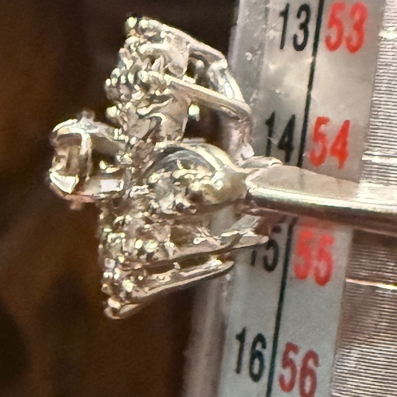 ✨Vintage 14K White Gold Starburst Ring (MC1) SZ7 ✨ - Picture 14 of 16